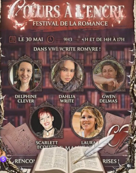 Salon de la romance Cœur à l'encre