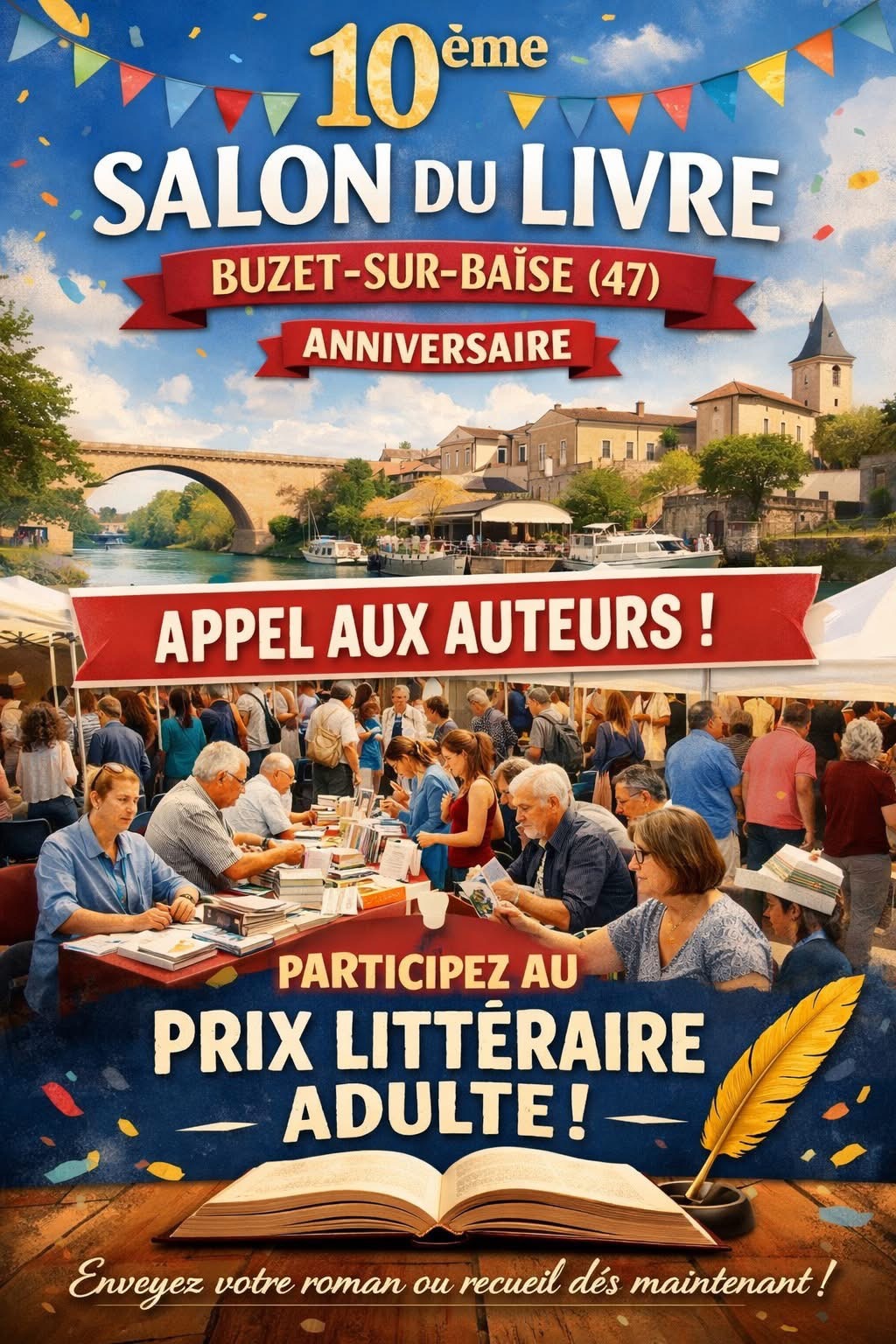 Salon du livre de Buzet-sur-Baïse