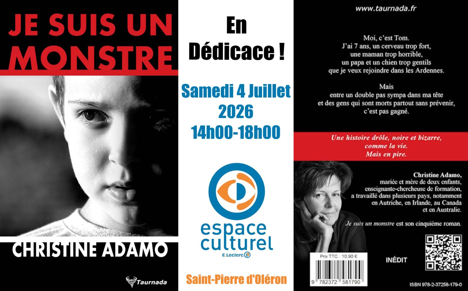 Dédicace Espace Culturel Leclerc Saint-Pierre d'Oléron