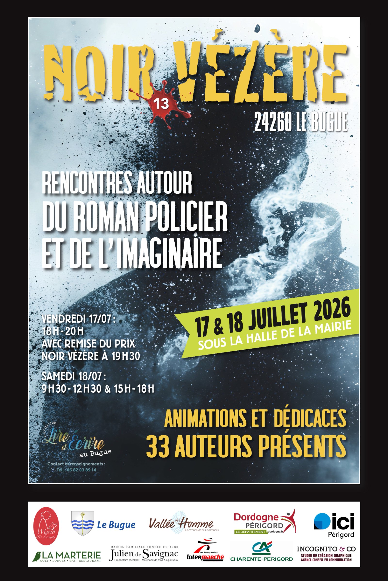 Salon du polar  Noir Vézère, au Bugue (24)