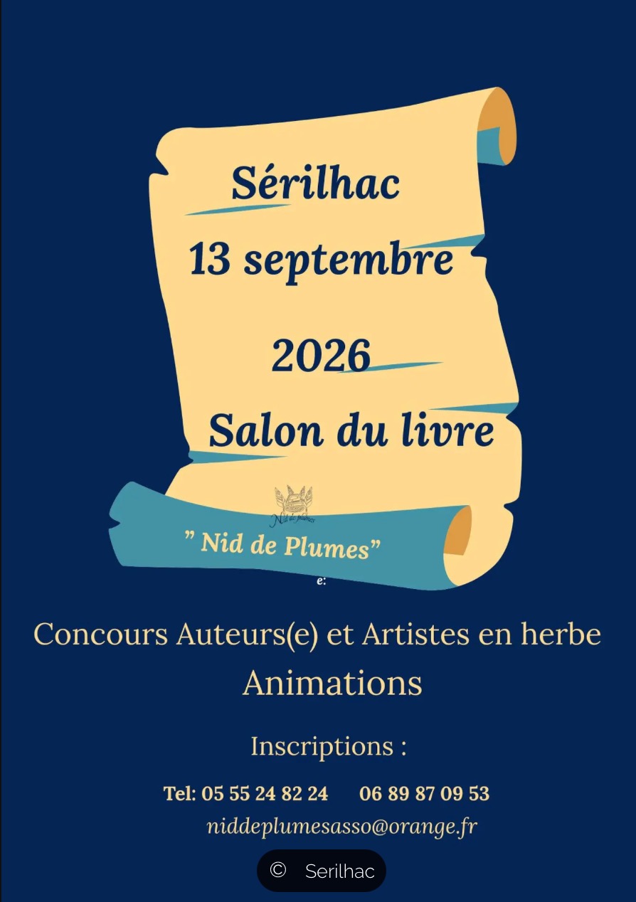 Salon du livre à Sérilhac : Nid de plumes