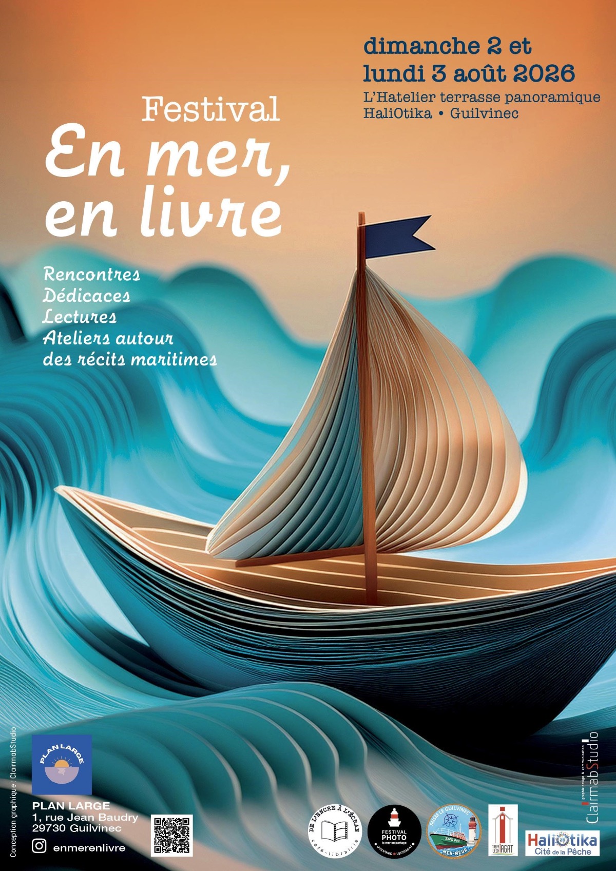 En mer, en livre : festival littéraire 2026 -  Guilvinec : dates, programmation, billetterie