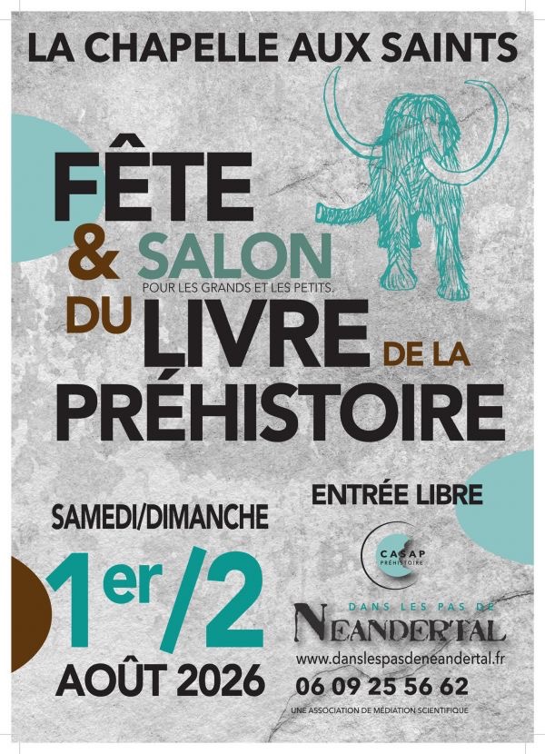Fête et Salon du Livre de la Préhistoire de La Chapelle-aux-Saints