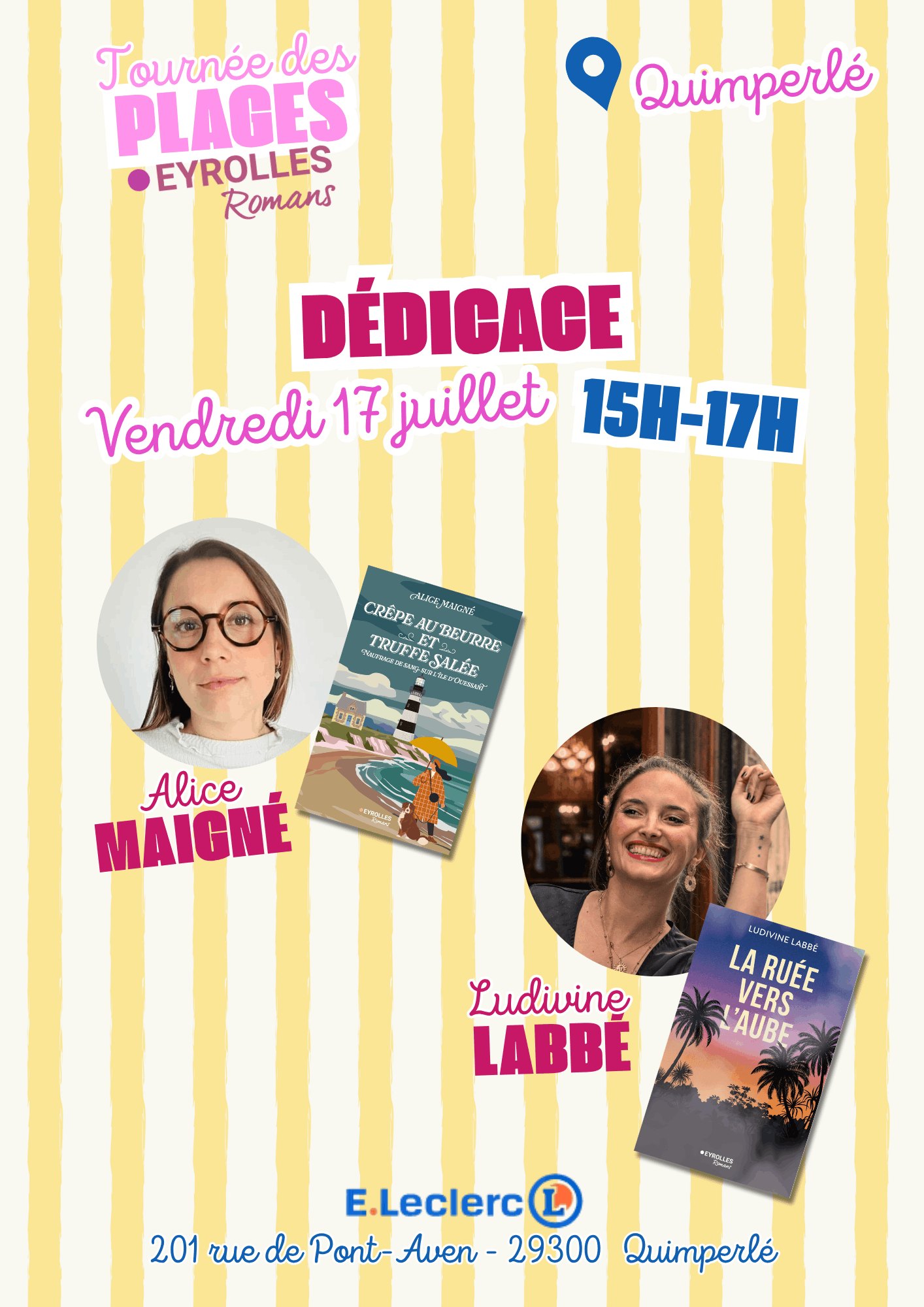 Dédicace "Tournée des plages des éditions Eyrolles "