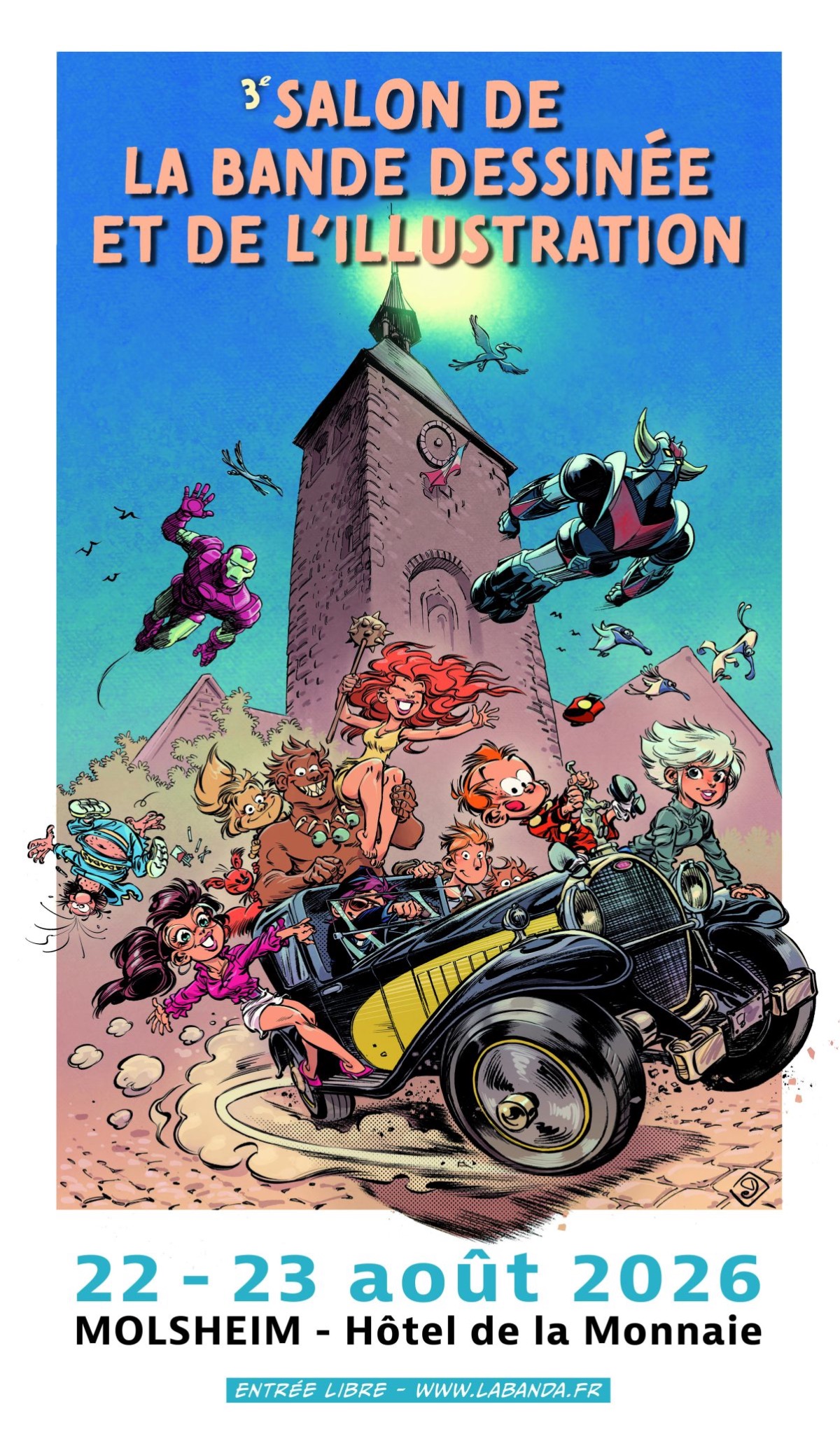 Affiche : Salon de la Bande Dessinée et de l’illustration