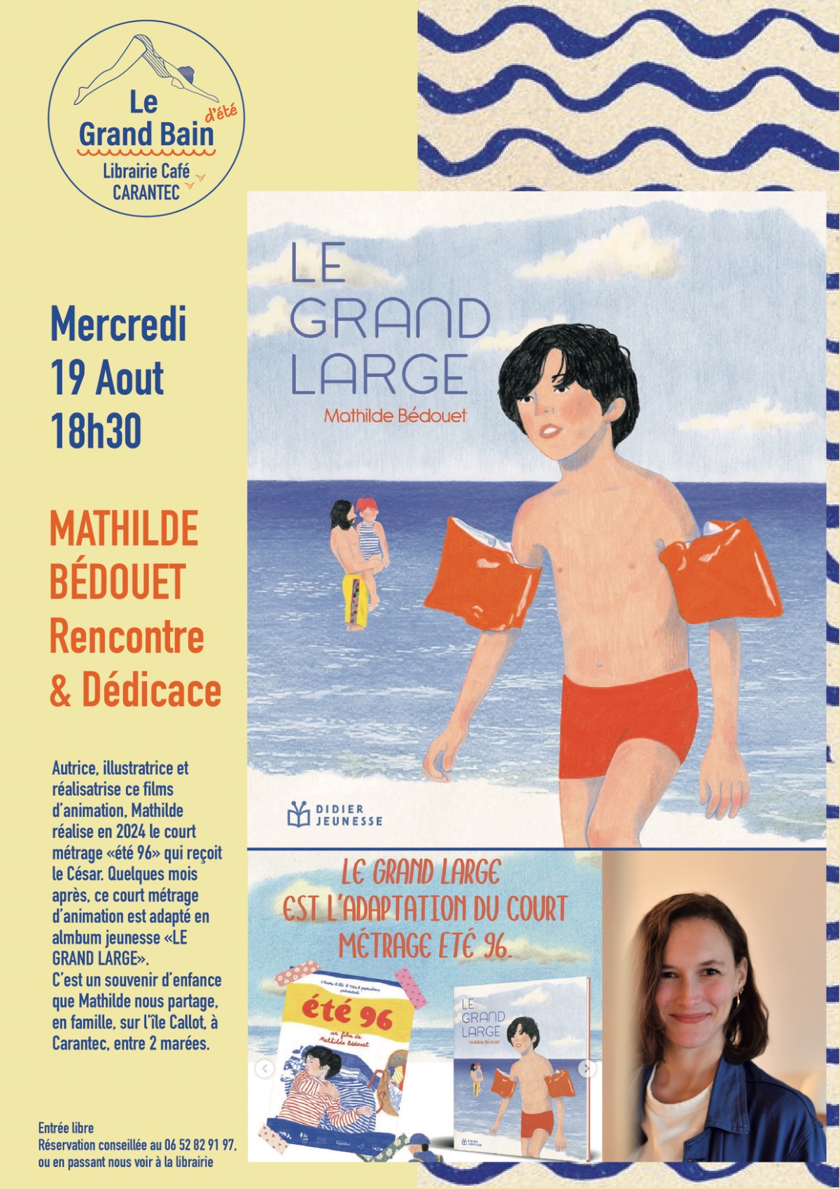 Rencontre et dédicaces avec Mathilde Bédouet