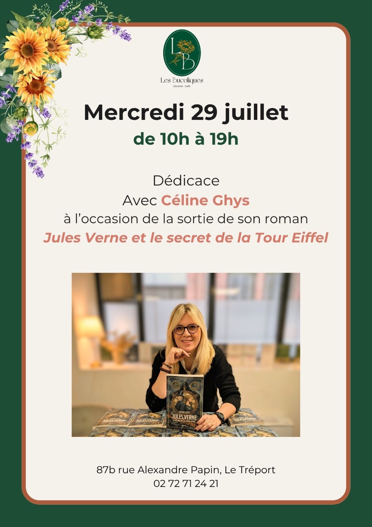 Affiche : Dédicace de Céline Ghys