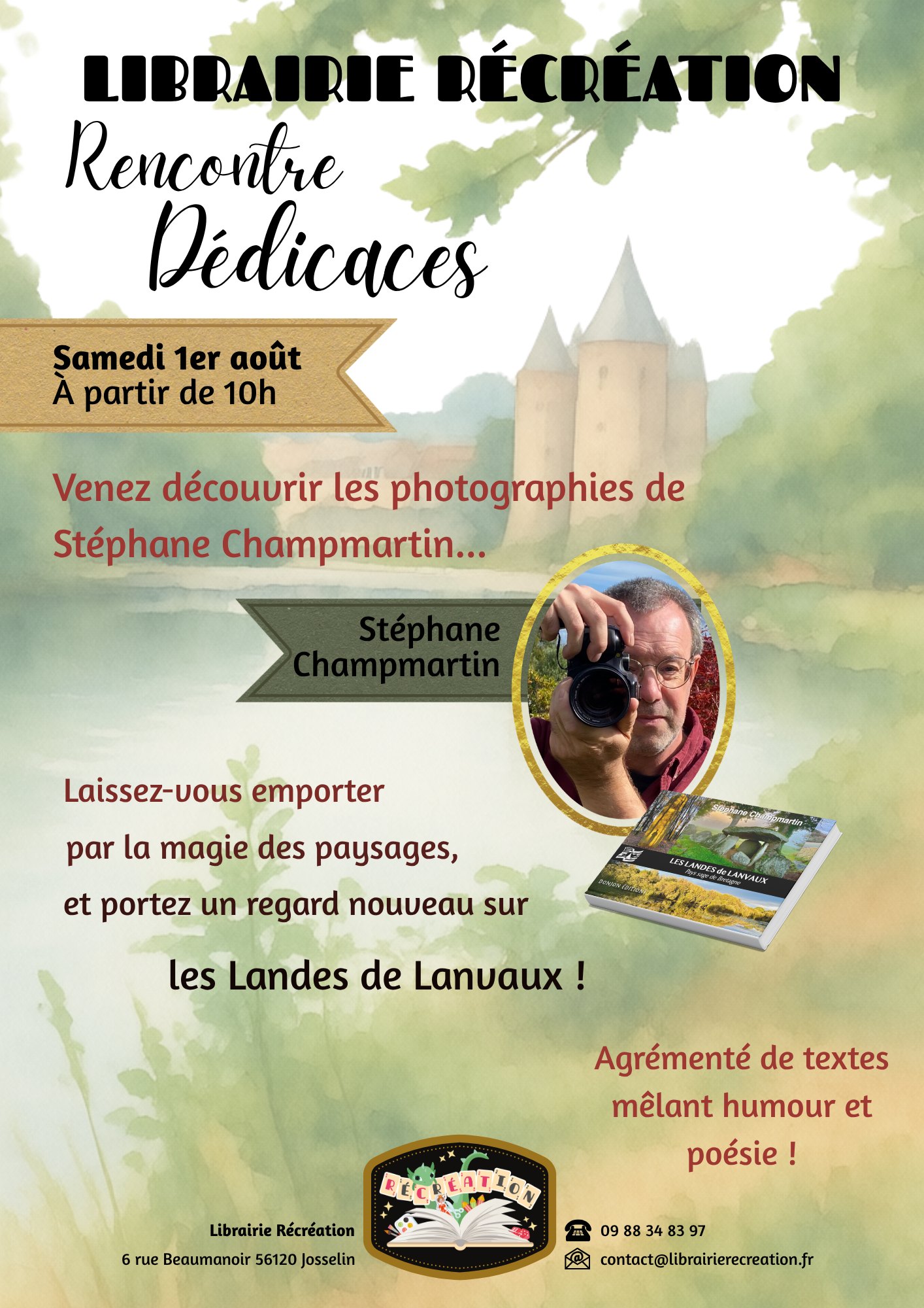Affiche : Rencontre-Dédicaces Stéphane Champmartin