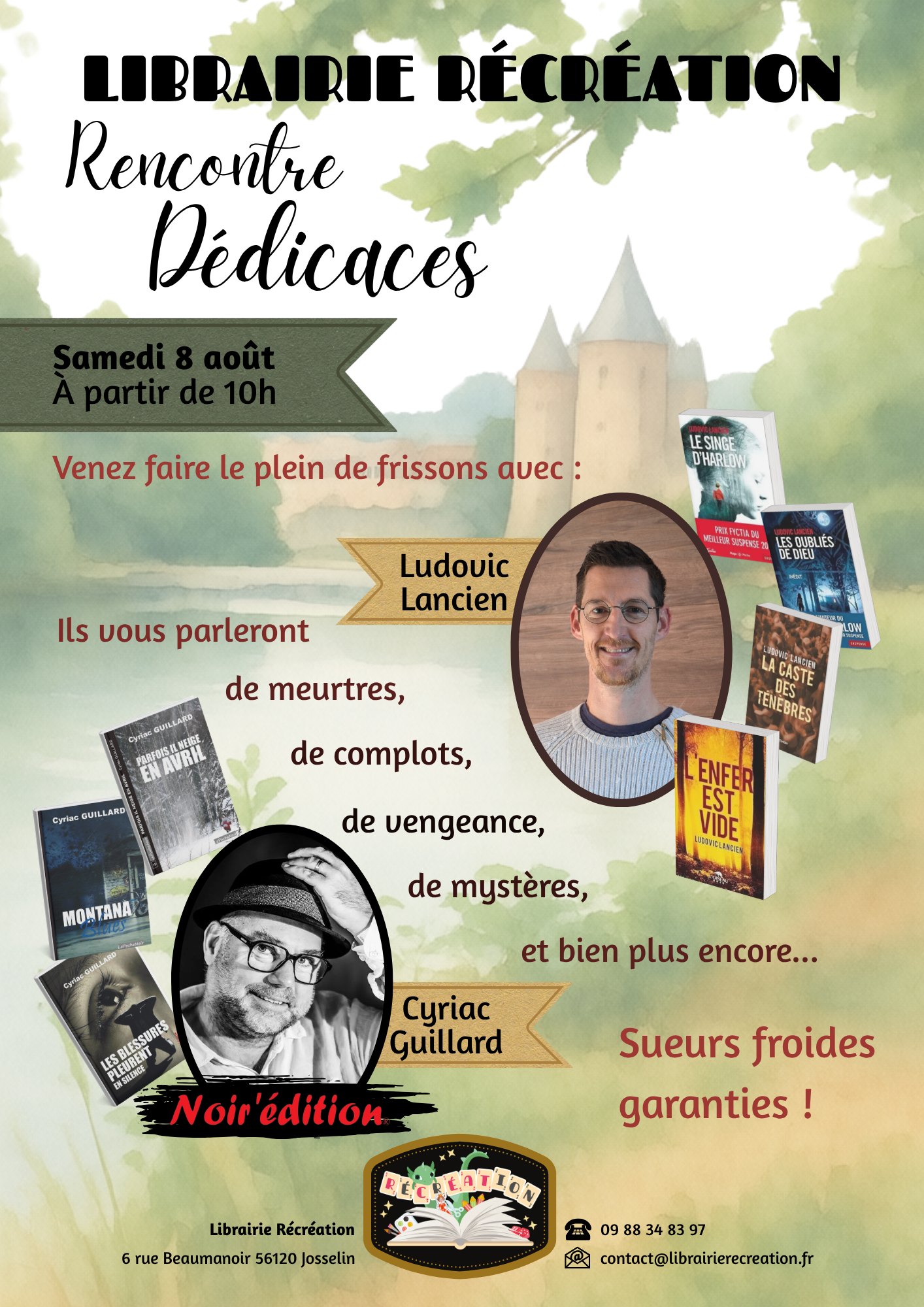 Affiche : Rencontre-Dédicaces Spécial polar