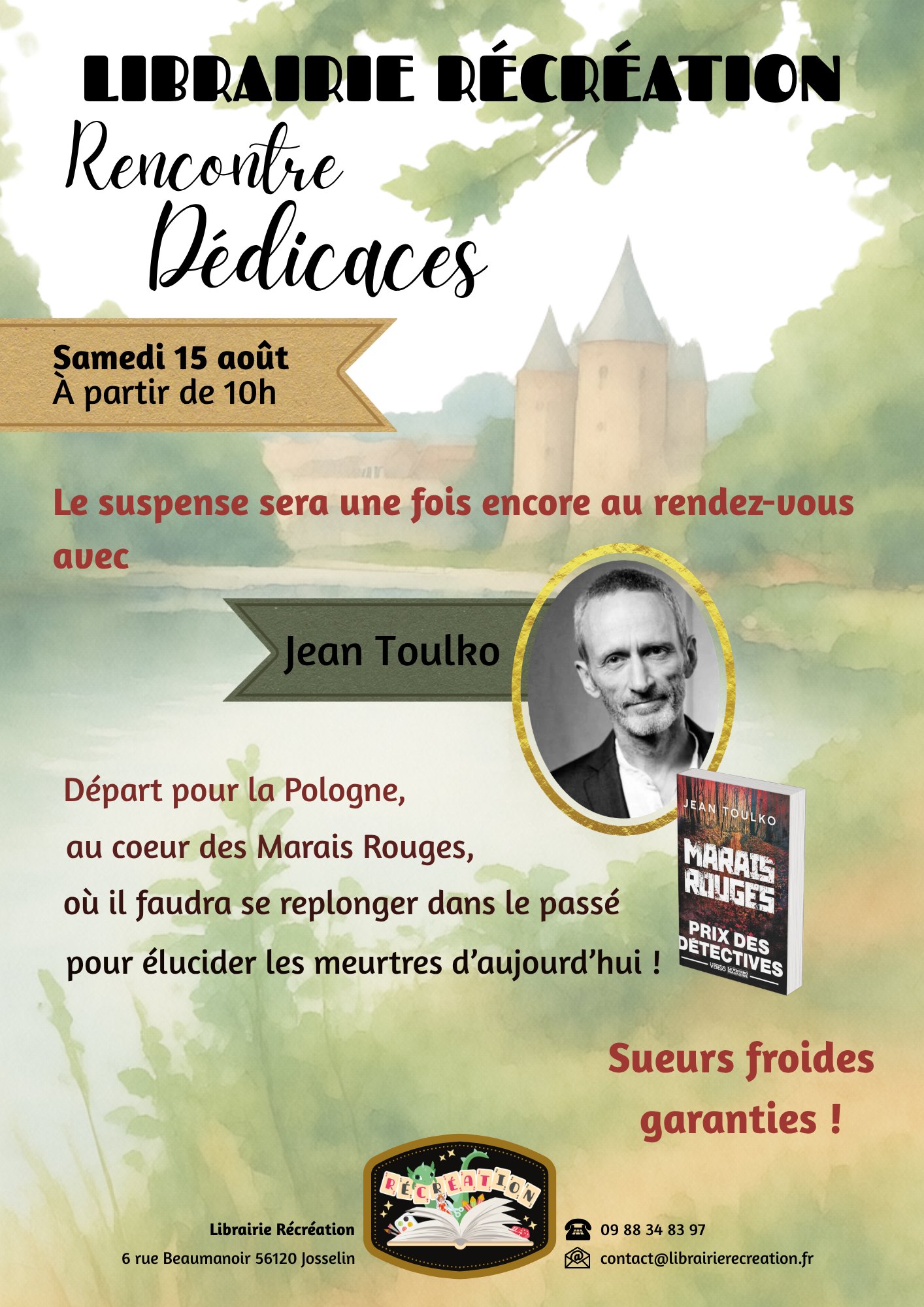 Affiche : Rencontre-Dédicaces Jean Toulko