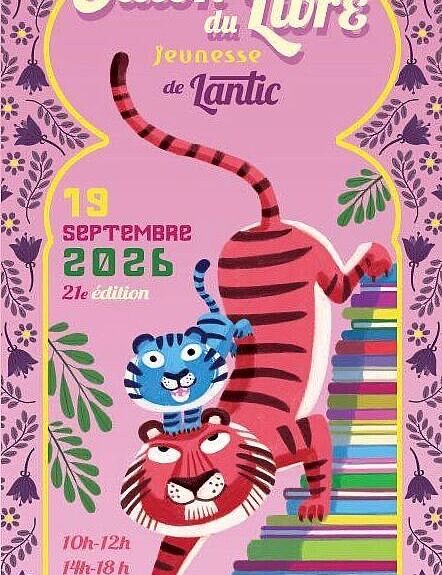 Affiche : Salon du livre jeunesse de Lantic