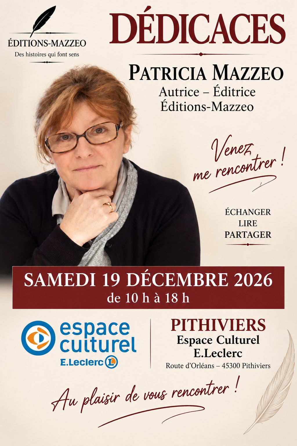 Affiche : Dédicace Éditions-Mazzeo