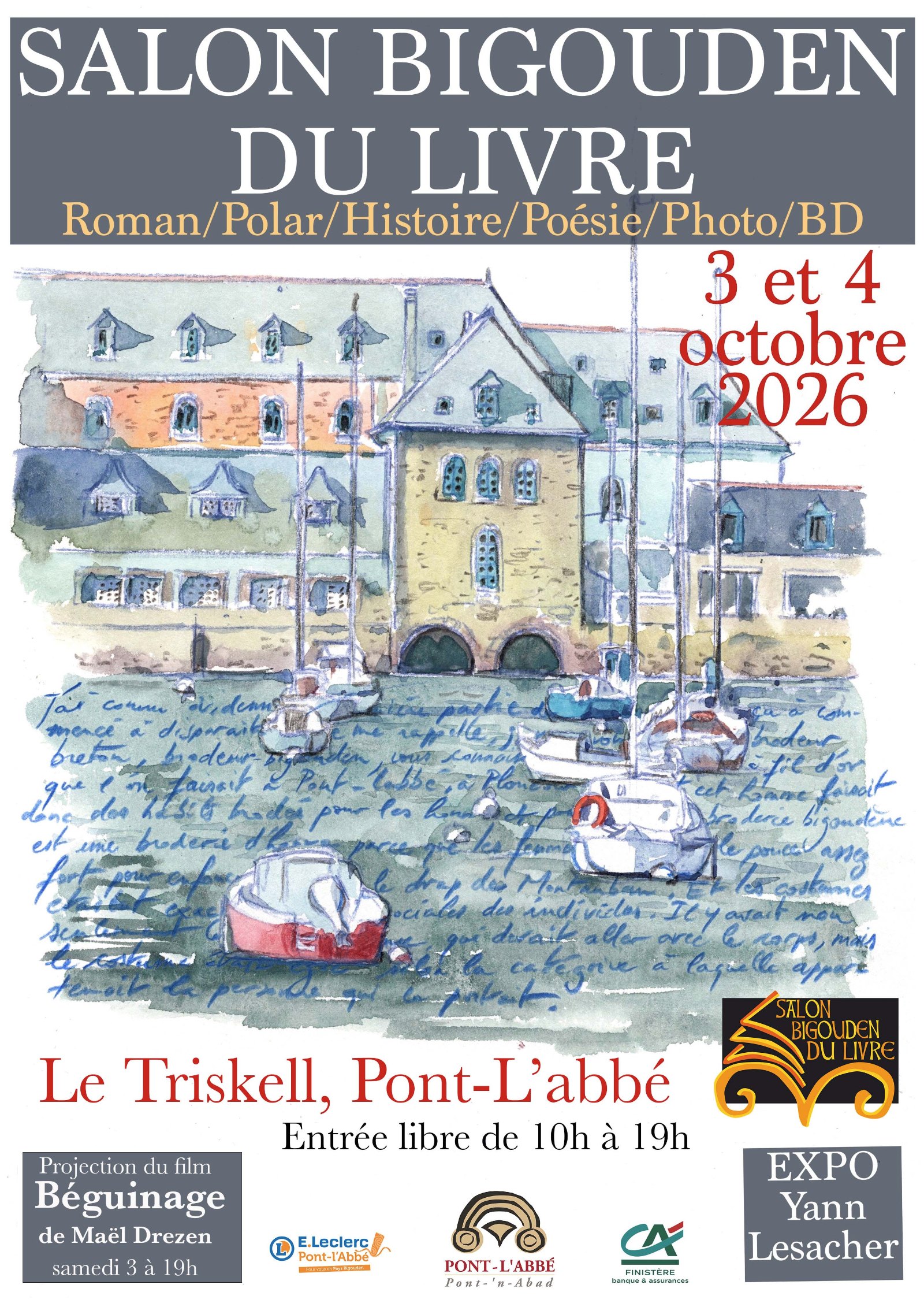Affiche : Salon Bigouden du Livre