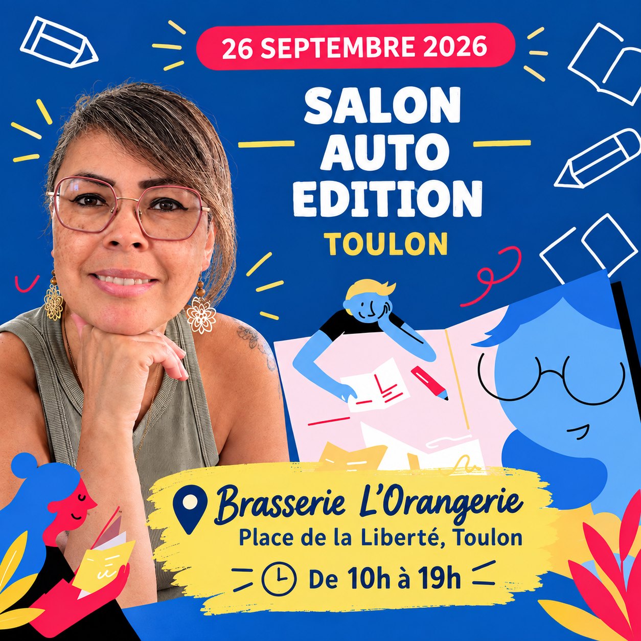 Affiche : Salon de l'auto-édition