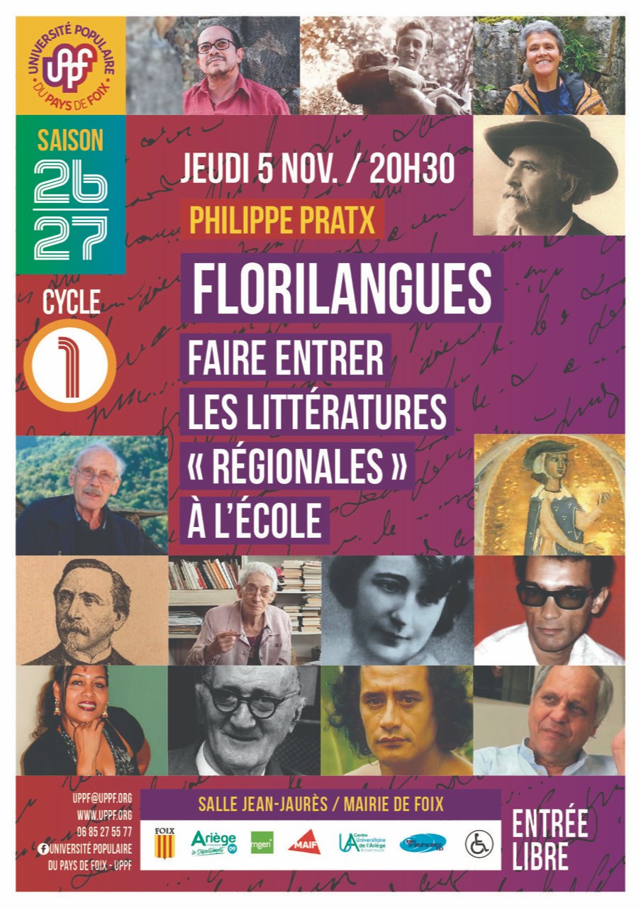 Affiche : Conférence sur Florilangues