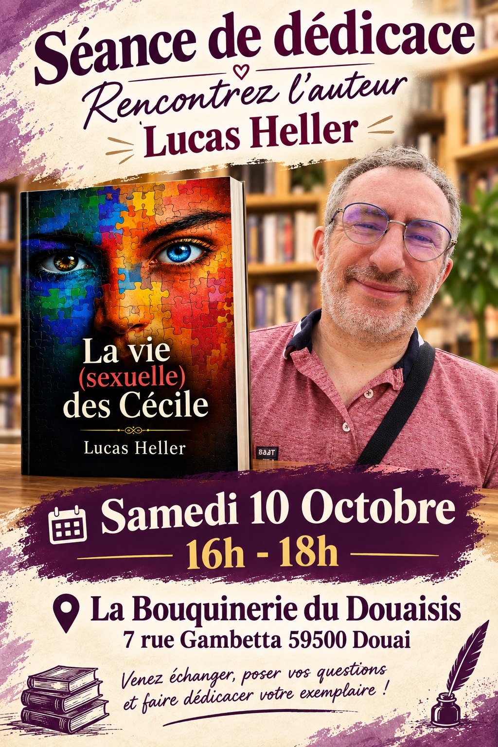 Affiche : Dédicace Lucas Heller
